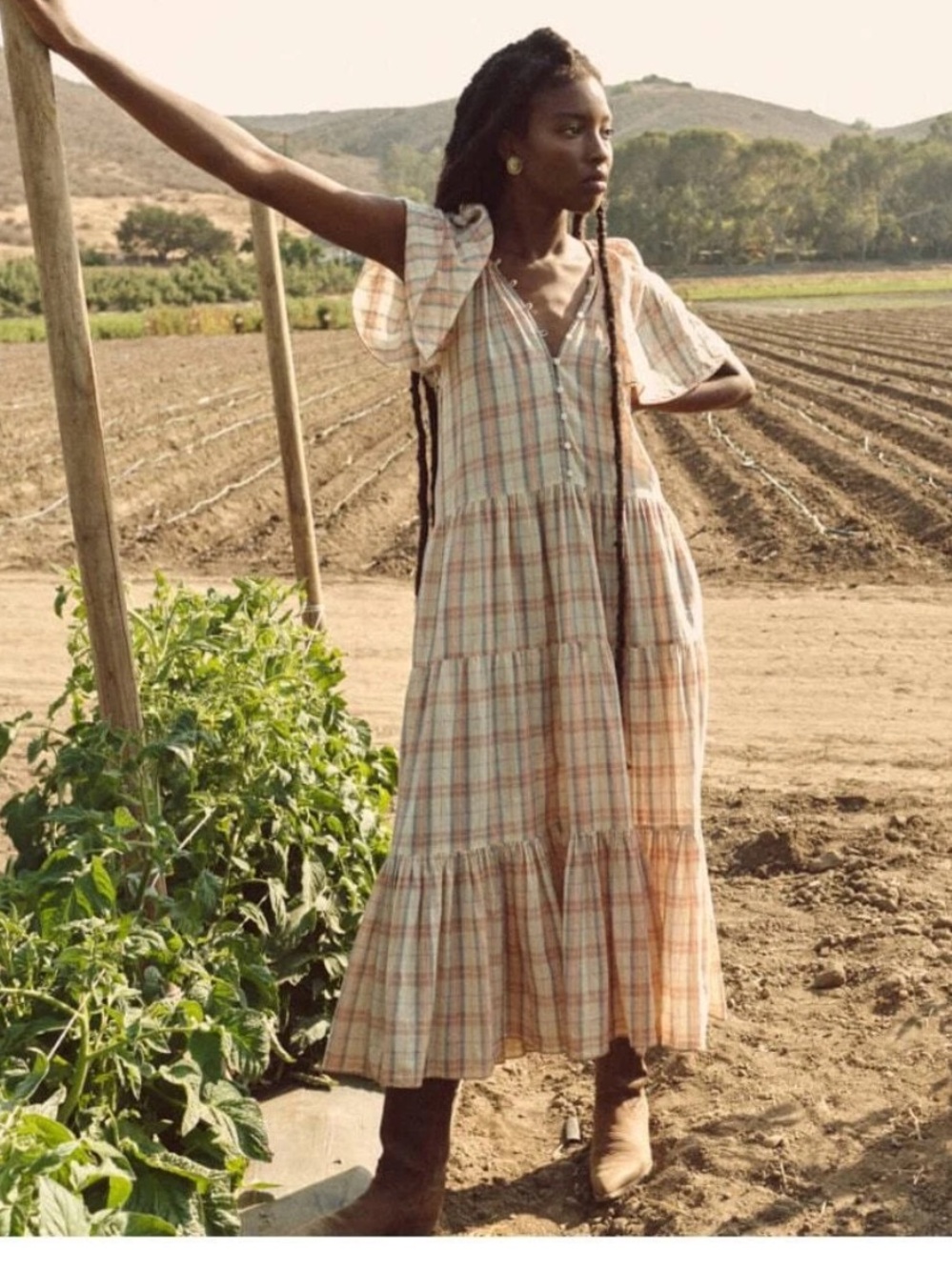The Great. The Iris Dress - Washed Rose Size 0 / XS